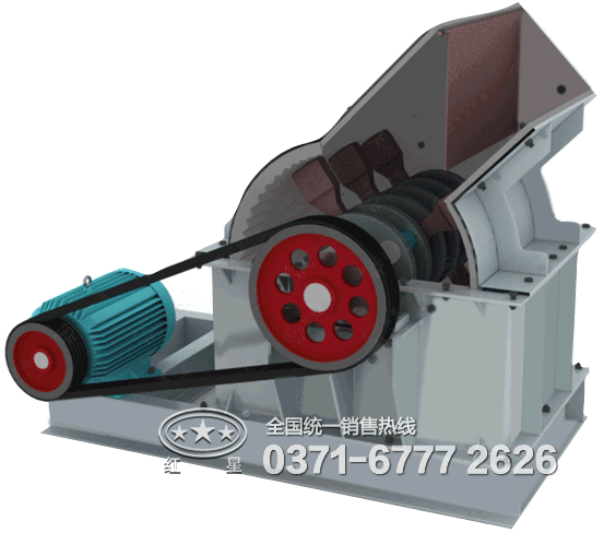 錘式破碎機3d結(jié)構(gòu)工作原理